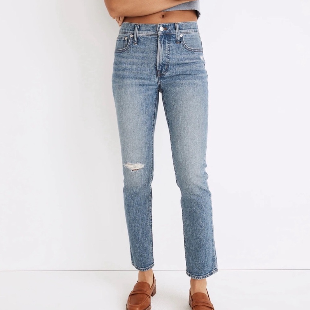 Madewell Mid-Rise Perfect Vintage with Distressed Details